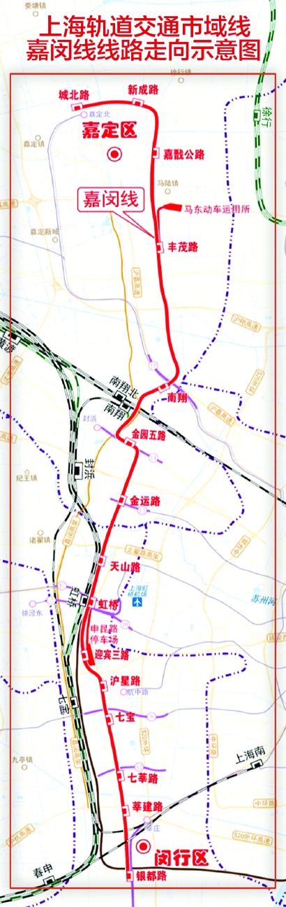 嘉闵线最新消息线路图,嘉闵线最新消息线路图